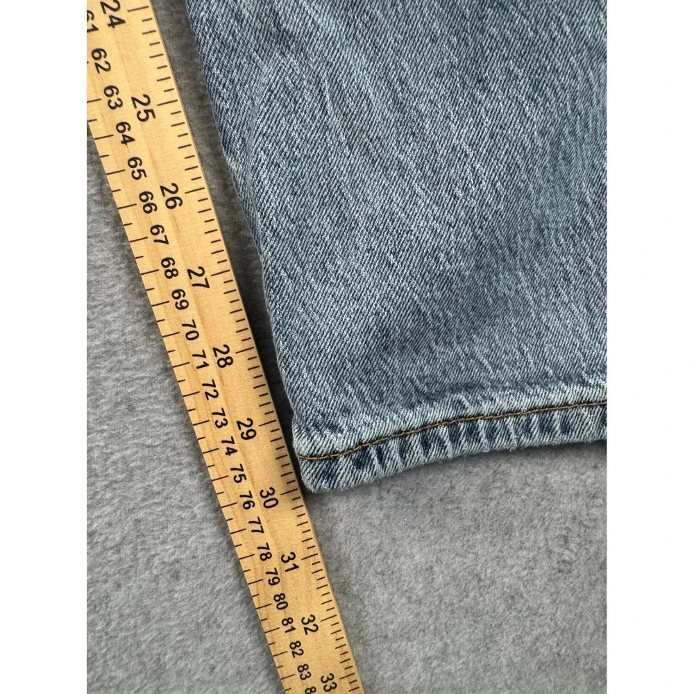 Levis 502 Taper Mens Jeans Light Wash Blue Denim 38x32 29507-0370